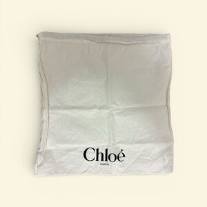 Chloé Paris Authentic Dust Bag – Large Cream Storage Bag EUC